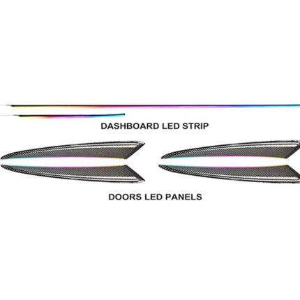 Підсвітка салону FORS.auto для Honda Fit 2014-2020 (Carbon Fiber)-18 LEDs - 1