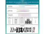 Підсвітка салону FORS.auto для Mercedes-Benz V-Class V260 2016-2022 (Rainbow Kit)-18 LEDs