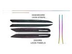 Підсвітка салону FORS.auto Mercedes Benz Vito (Dashboard Structure Change) 2016-2023 (Carbon Fiber)-24 LEDs – 1