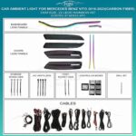 Підсвітка салону FORS.auto для Mercedes-Benz Vito 2016-2023 (Carbon Fiber)-22 LEDs