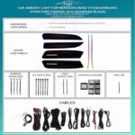Підсвітка салону Mercedes Benz Vito FORS.auto (Dashboard Structure Change) 2016-2023 (Piano Black)-24 LEDs