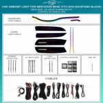 Підсвітка салону FORS.auto для Mercedes-Benz Vito 2016-2023 (Piano Black)-22 LEDs