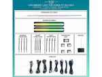 Підсвітка салону FORS.auto для Honda Fit 2021-2022 Dynamic Rainbow Kit