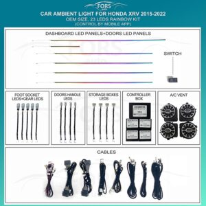 Підсвітка салону FORS.auto Honda XRV Rainbow Kit