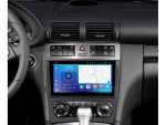 Штатна магнітола FORS.auto FS 4 PRO (2K) для Mercedes-Benz W203/W209/W169/W219/A160/C180 в інтер'єрі авто