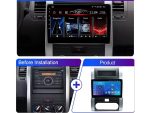 Штатна магнітола FORS auto Nissan X-Trail 2007-2014 в інтер'єрі авто