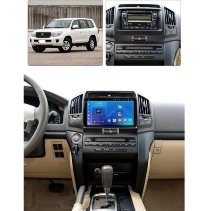 Штатна магнітола FORS auto Land Cruiser 200 - вигляд збоку
