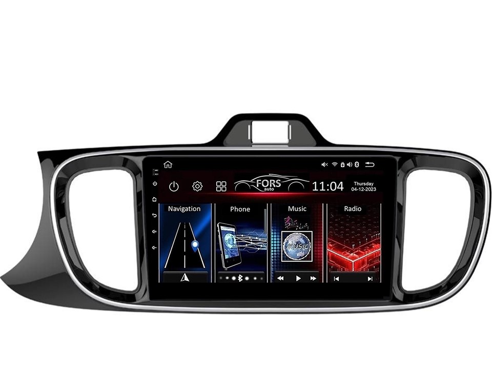 Штатна магнітола FORS.auto FS 1 LITE для Kia Pegas (1+32Gb, 9") 2017-2020 Штатна магнітола Kia Pegas FORS auto