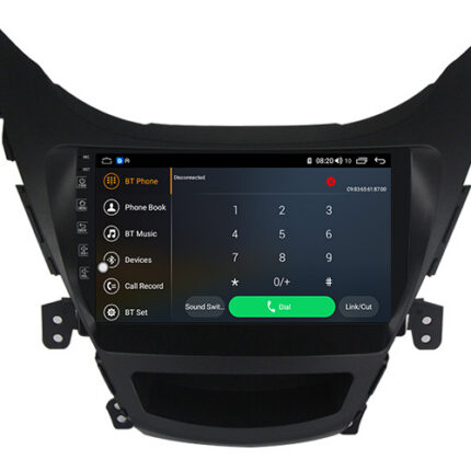 Штатна магнітола Torssen Hyundai Elantra F9232 в інтер'єрі авто