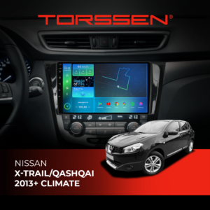 Штатна магнітола Torssen Nissan Xtrail/Qashqai 2013+ climate F10464 4G