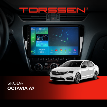 Штатна магнітола Torssen Skoda Octavia A7 NF10 Carplay