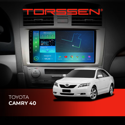 Штатна магнітола Torssen Toyota Camry 40 F9116