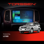Штатна магнітола Torssen Toyota LC100 для Toyota Land Cruiser