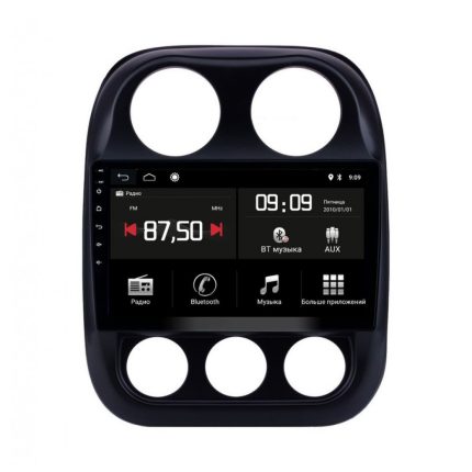Штатна магнітола Torssen Jeep Compas Patriot 10-16 F10332 4G Carplay – вигляд збоку