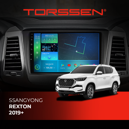 Штатна магнітола SsangYong Rexton Torssen з Carplay