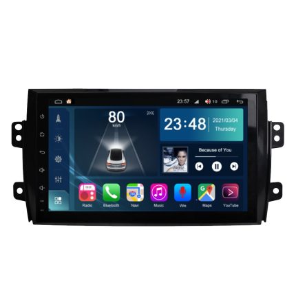 Штатна магнітола Torssen Suzuki SX4 06-12 F9332 4G Carplay в інтер'єрі авто
