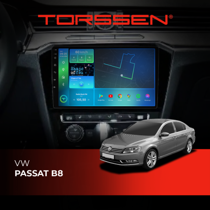 Штатна магнітола Torssen VW Passat B8 F10332 4G Carplay