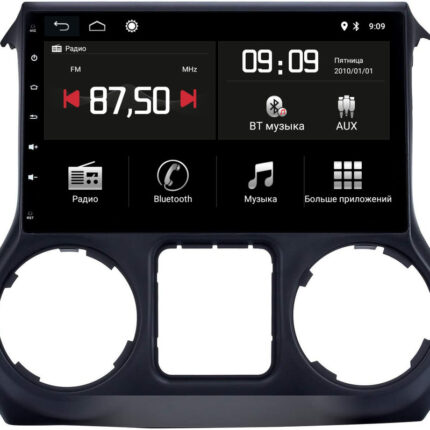 Штатна магнітола Torssen Jeep Wrangler 11-17 MQD9232 DSP з 9" QLED-дисплеєм