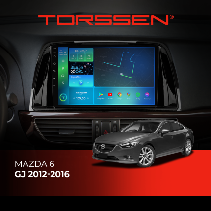 Штатна магнітола Torssen Mazda 6 GJ 2012-2016 4G Carplay