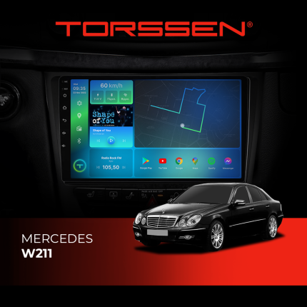 Штатна магнітола Torssen Mercedes W211
