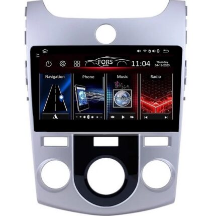 Статична магнітола FORS auto FS 4 MAX Qled для Kia Forte/Cerato (2008-2012) з QLed-дисплеєм