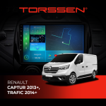 Штатна магнітола для авто Renault Captur/Trafic Torssen