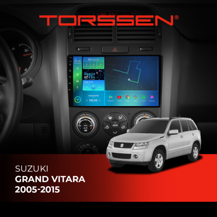 Штатна магнітола Torssen Suzuki Grand Vitara 05-15 з Carplay