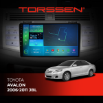 Штатна магнітола Torssen Toyota Avalon 06-11 JBL F96128 4G Carplay