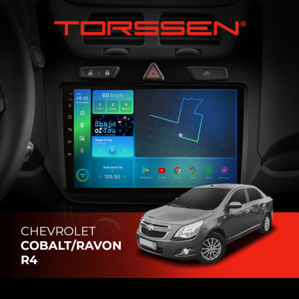 Штатна магнітола Torssen Chevrolet Cobalt/Ravon R4 F9116