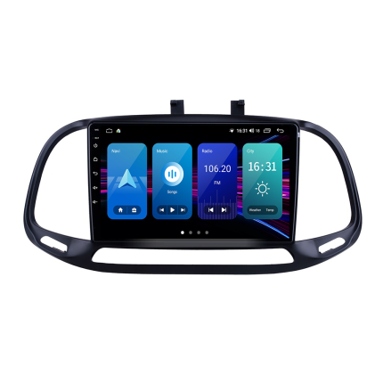 Штатна магнітола Torssen Fiat Doblo 15+ F9116 – вигляд збоку