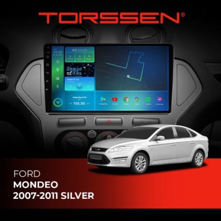 Штатна магнітола Torssen Ford Mondeo 07-11 silver F9332 4G Carplay DSP