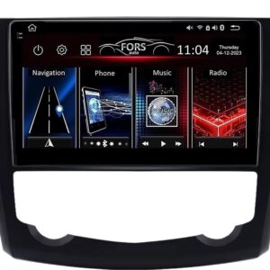 Штатна магнітола Renault Kadjar FORS auto FS 8 PRO MAX — зображення інтерфейсу