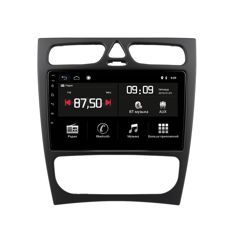 Штатная магнитола Torssen Mercedes C-klasse (W203) 2000-2004 F9332 4G Carplay DSP Штатна магнітола Mercedes C klasse W203 Torssen з 4G Carplay DSP