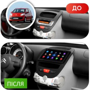 Головна Штатна магнітола FORS.auto FS 1 LITE для Citroen C1 (1+32Gb, 10") 2005-2014 - 1