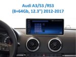 Штатна магнітола FORS.auto для Audi A3/S3 /RS3 (8+64Gb, 12.3’’) 2012-2017 - Зображення 2