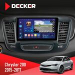 Штатна магнітола Chrysler 200 2015-2017 Decker D9-005 4x64, DSP, 360, 4G, 2k
