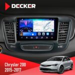 Штатна магнітола Chrysler 200 2015-2017 Decker D9-006 4x64, 4G