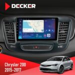 Штатна магнітола Chrysler 200 2015-2017 Decker D9-007 4x64 DSP 360 4G