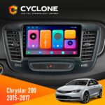 Штатна магнітола Chrysler 200 2015-2017 Cyclone C9-001 2x64 CPL