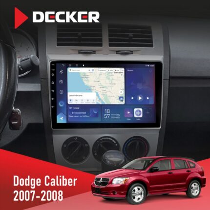 Штатна магнітола Dodge Caliber 2007-2008 Decker D10-007 4x64, DSP, 360, 4G