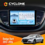 Штатна магнітола Dodge Dart 2012-2016 Cyclone C9-012 4x64 DSP 4G