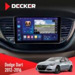 Штатна магнітола Dodge Dart 2012-2016 Decker D9-005 4x64, DSP, 360, 4G, 2k