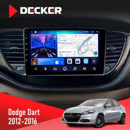 Штатна магнітола Dodge Dart 2012-2016 Decker D9-006 4x64, 4G