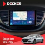 Штатна магнітола Dodge Dart 2012-2016 Decker D9-007 4x64 DSP 360 4G