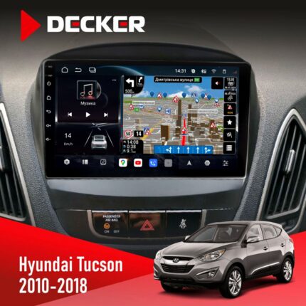 Штатна магнітола Hyundai Tucson 2010-2018 Decker D10-011 4x64 DSP 4G 360