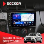 Штатна магнітола Mercedes-Benz ML-Class (W163) 1997-2006 AMP Decker D9-006 4x64, 4G