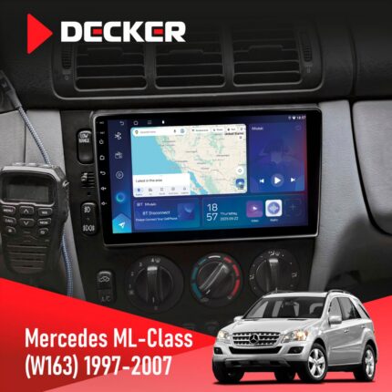 Штатна магнітола Mercedes-Benz ML-Class (W163) 1997-2006 AMP Decker D9-007 4x64 DSP 360 4G