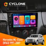 Штатна магнітола Mercedes-Benz ML-Class (W163) 1997-2006 AMP Cyclone C9-001 2x64 CPL