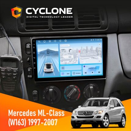 Штатна магнітола Mercedes-Benz ML-Class (W163) 1997-2006 Cyclone C9-012 4x64 DSP 4G