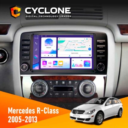 Штатна магнітола Mercedes-Benz R-Class (W251) 2005-2013 Cyclone C9-011 4x64, DSP